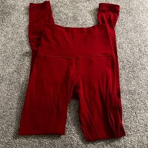 Crimson Lululemon Align size 2